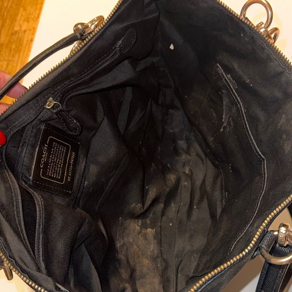 Coach Black Shoulder Bag - Picture 3 of 5
